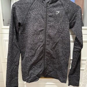 Gymshark Black Patterned Jacket